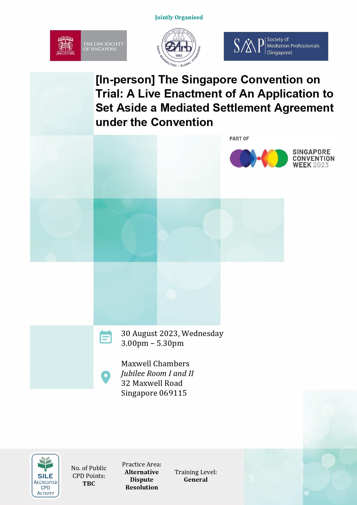 Singapore Convention on Trial 30 August 2023
